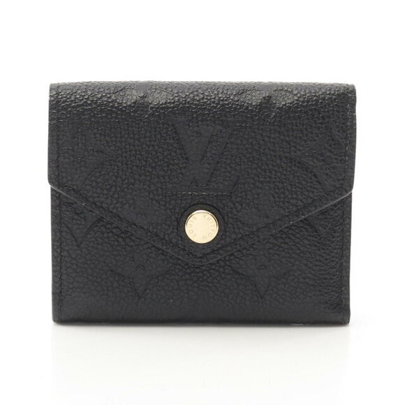 Louis Vuitton Handbags - Louis Vuitton Zoe Portefeuille Wallet Empreinte Noir Black Tri fold